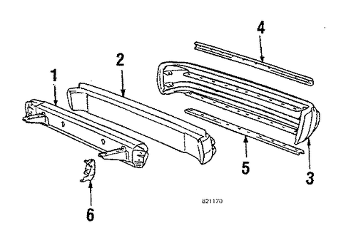 Cordia BUMPER & COMPONENTS - REAR