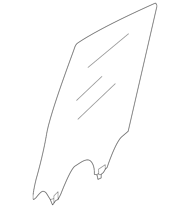 823003JA1C Деталь DOOR GLASS, RIGHT