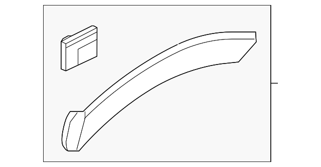 87741-C6100 Деталь WHEEL OPNG MLDG, LEFT