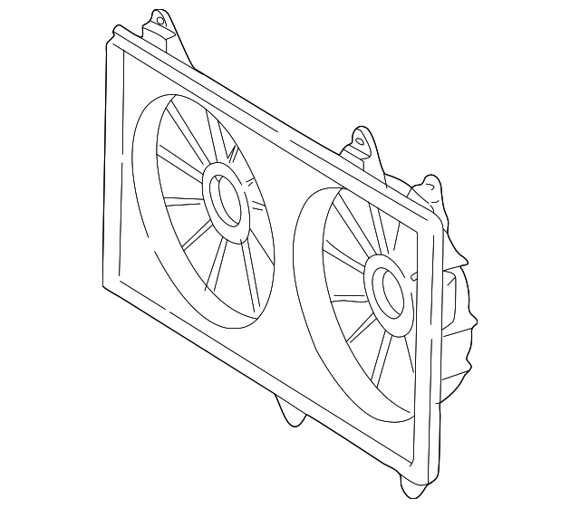 16711-50160 Деталь FAN SHROUD