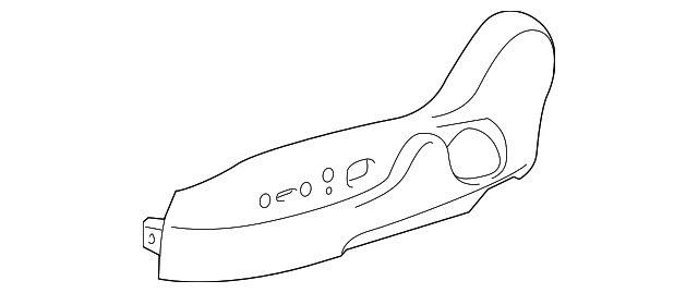 81238-SZN-A01ZA Деталь COVER, R. RECLINING (OUTER) *NH557L* (ME