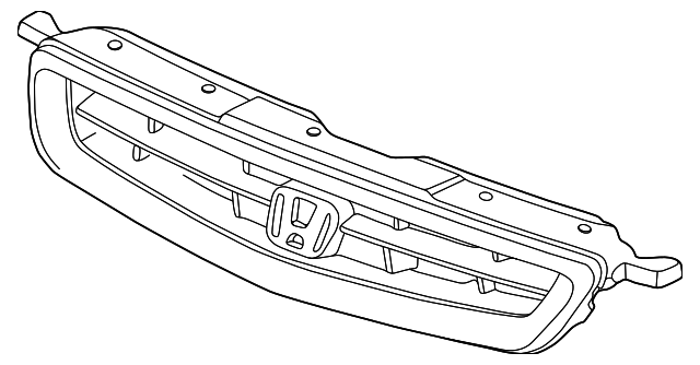 71121-S03-000ZE Деталь GRILLE, FR. BUMPER *NH583M* (VOGUE SILVE
