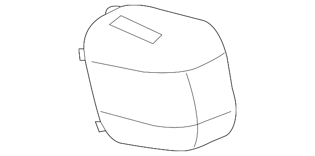10274696 Деталь SEAT BELT COVER, RIGHT