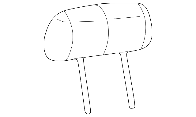 8889540940 Деталь HEADREST PAD, LEFT