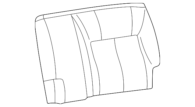 8890423950 Деталь SEAT BACK COVER, LEFT
