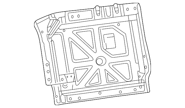 8889540770 Деталь SEAT BACK FRAME, LEFT