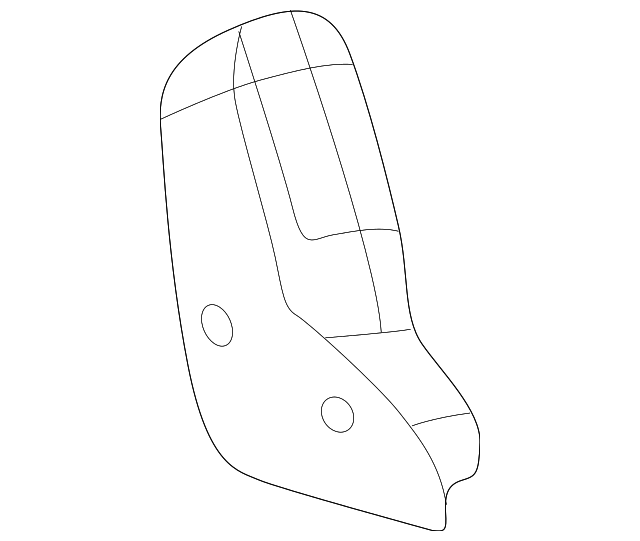 8890435530 Деталь HINGE COVER, LEFT