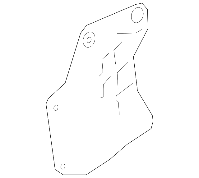 64839-5AA0B Деталь SPLASH SHIELD, LEFT