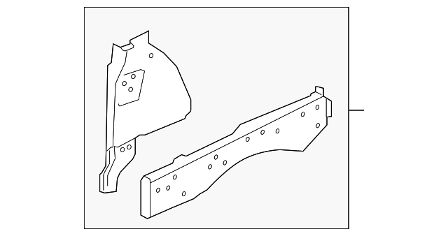 G5130-5AAMA Деталь OUTER RAIL, RIGHT