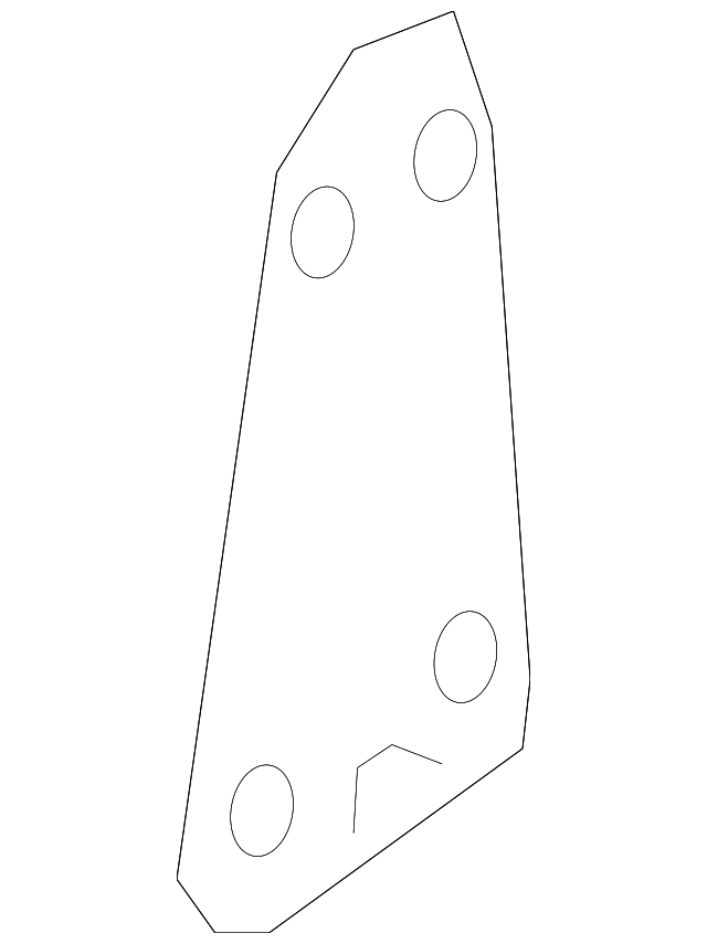 648D8-3JA0A Деталь GUSSET, RIGHT