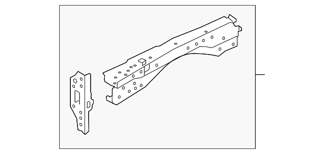 G5110-5AAMA Деталь INNER RAIL, RIGHT