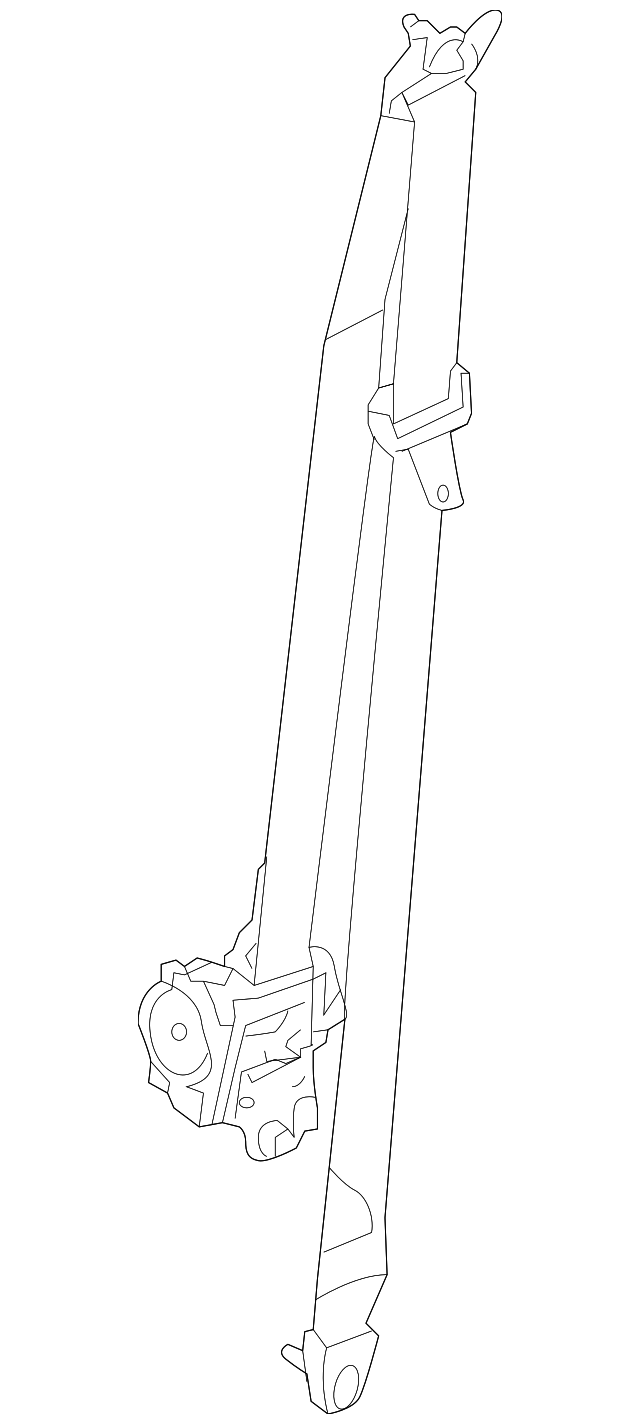 88820-2K610WK Деталь BELT & RETRACTOR, RIGHT