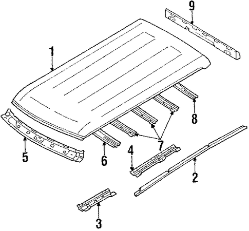 MPV ROOF & COMPONENTS 2