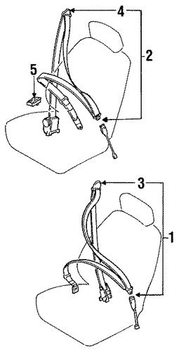 Loyale FRONT SEAT BELTS 2