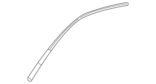4D0-853-705-B Деталь DRIP MOLDING RETAINER STRIP, LEFT