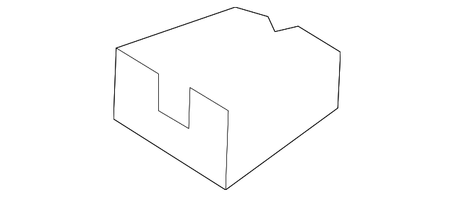 F75Z78551A50AA Деталь SIDE RAIL END CAP, RIGHT