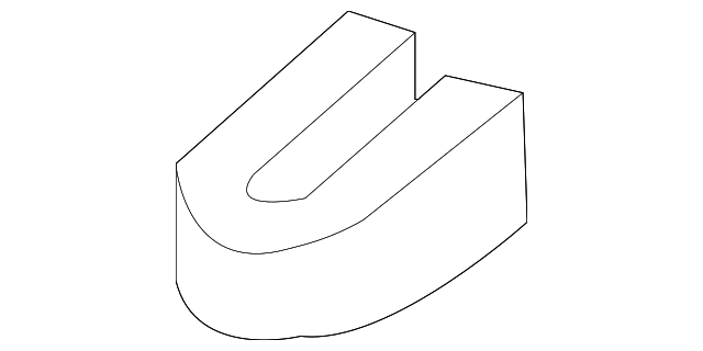 F75Z78551A50BA Деталь SIDE RAIL END CAP, RIGHT