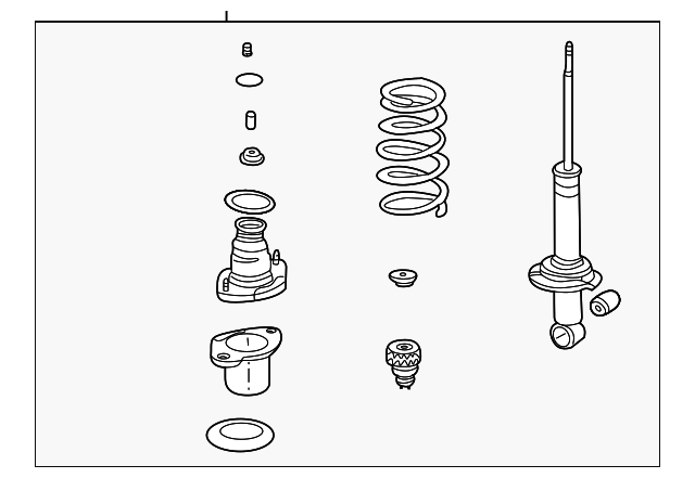 52610-SCV-A13 Деталь SHOCK ABSORBER ASSY., R. RR.
