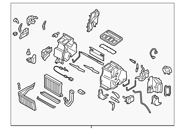 72110AG08A Деталь AC & HEATER ASSY