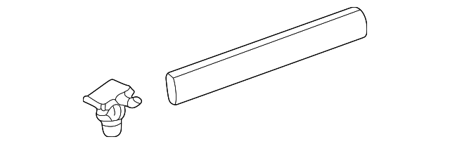 3B0-854-950-B-B41 Деталь LOWER MOLDING, RIGHT