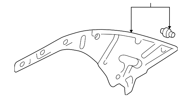 94011FA000EN Деталь UPPER QTR TRIM, RIGHT