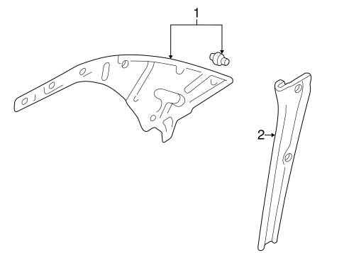 Impreza INTERIOR TRIM - QUARTER PANELS 2