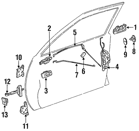 LS400 FRONT DOOR 2