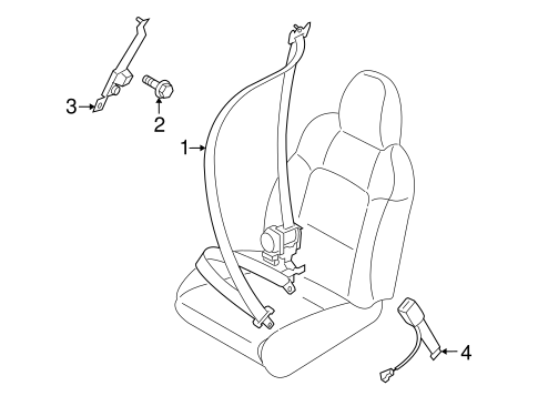 Legacy FRONT SEAT BELTS