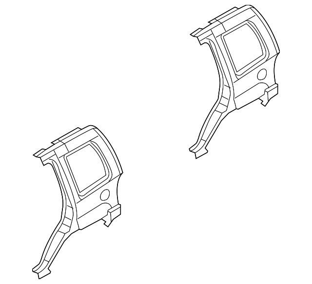 68030740AC Деталь QUARTER PNL ASSY, RIGHT