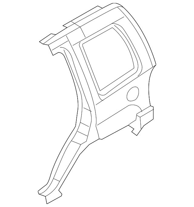 68030750AB Деталь QUARTER PANEL, RIGHT
