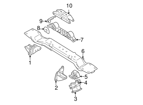 Montero Sport ENGINE & TRANS MOUNTING 3