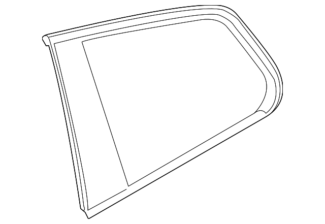 51-36-3-413-912 Деталь QUARTER GLASS, RIGHT