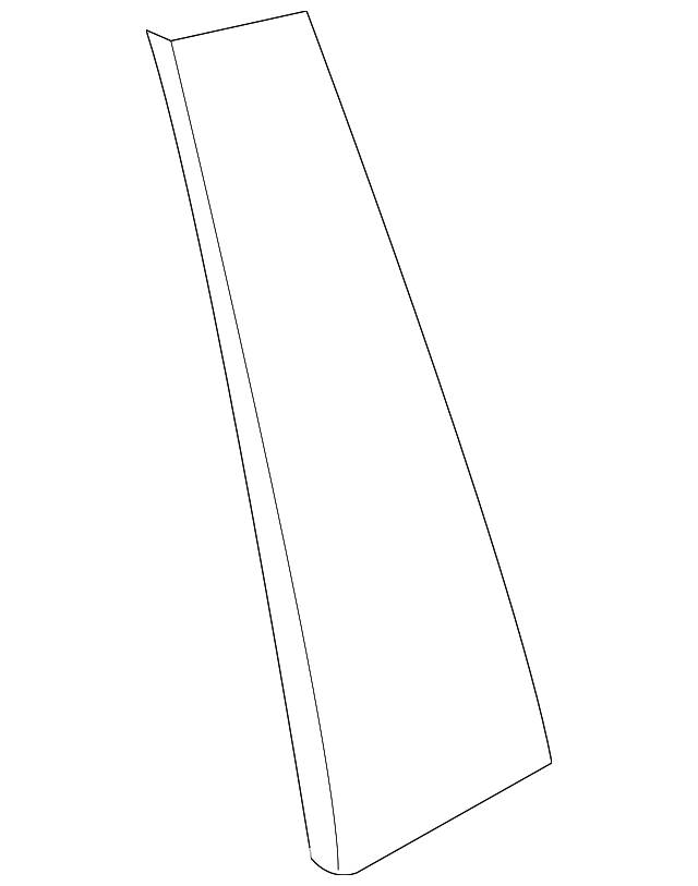 51-37-3-427-671 Деталь FRONT MOLDING, LEFT