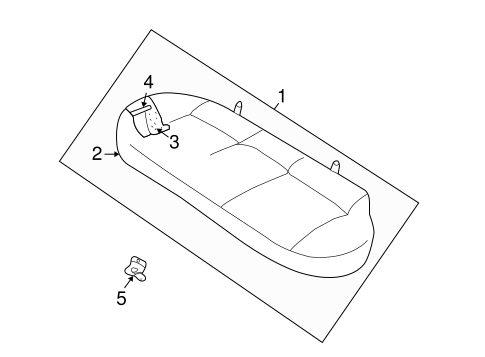 Outlander REAR SEAT COMPONENTS 3