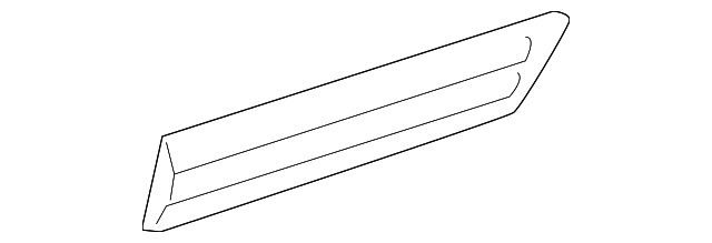 75741-0C100-G0 BODY SIDE MLDG, RIGHT