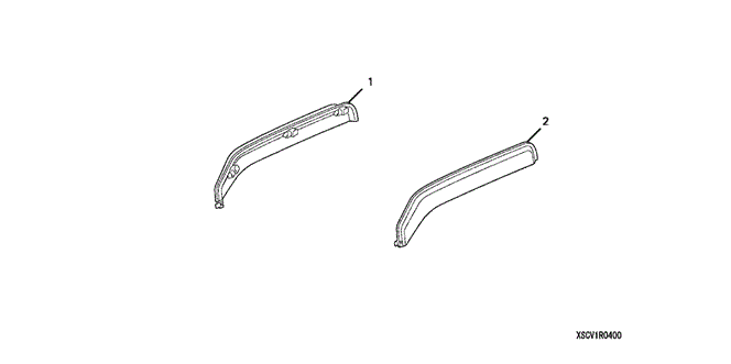 ACCESSORIES/DOOR VISOR for 2006 Honda ELEMENT #1
