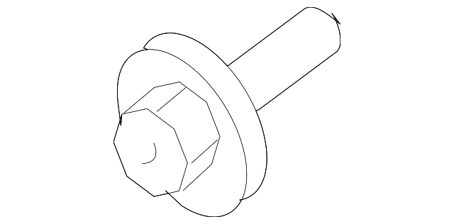 90119-A0018 SHOCK BOLT, RIGHT