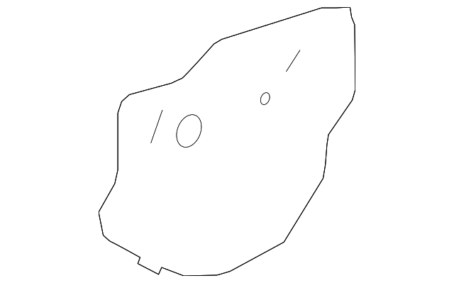 67841-0C050 Деталь WATER DEFLECTOR, RIGHT