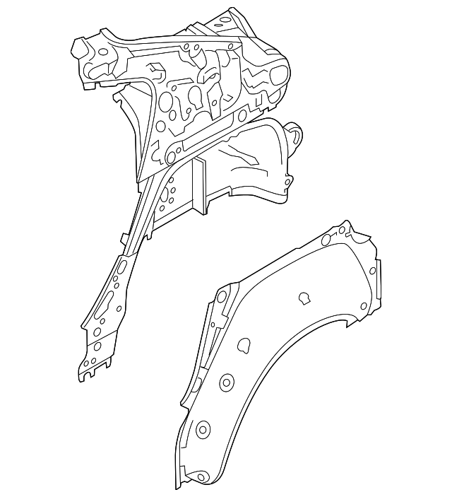BBY3-70-100A Деталь INNER PANEL ASSY, RIGHT