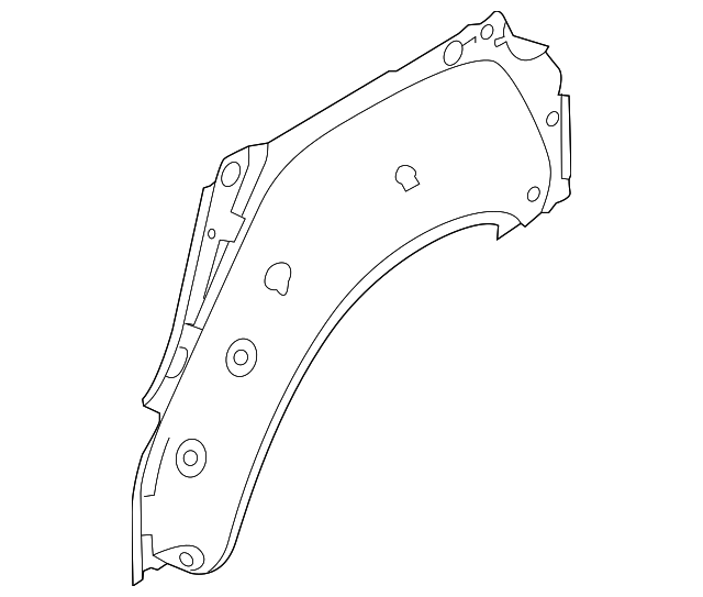 BBM4-70-115C Деталь OUTER WHEELHOUSE, RIGHT