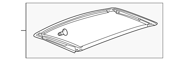 22758187 Деталь SUNROOF GLASS