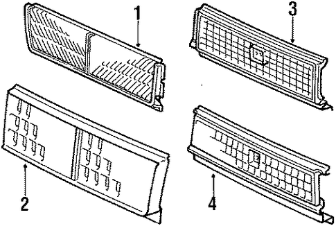 Cressida GRILLE & COMPONENTS