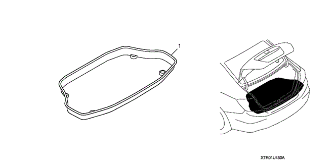 ACCESSORIES/TRUNK TRAY for 2013 Honda CIVIC COUPE #1