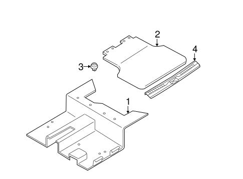 Xterra INTERIOR TRIM - REAR BODY