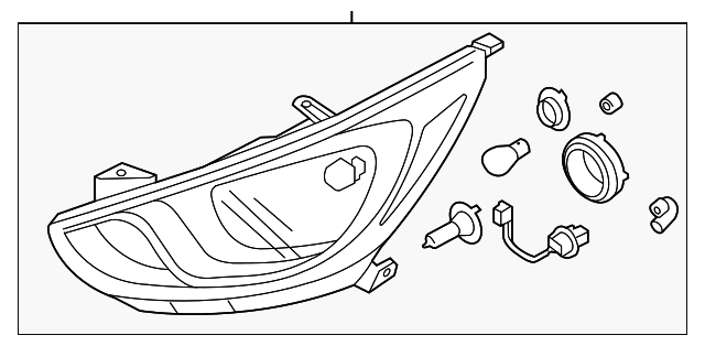 92102-1R610 HEADLAMP ASSY, RIGHT