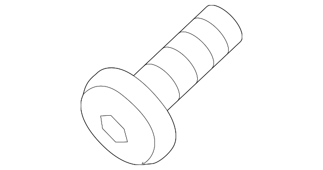 11546697 Деталь SEAT BELT ASSY UPPER BOLT, LEFT