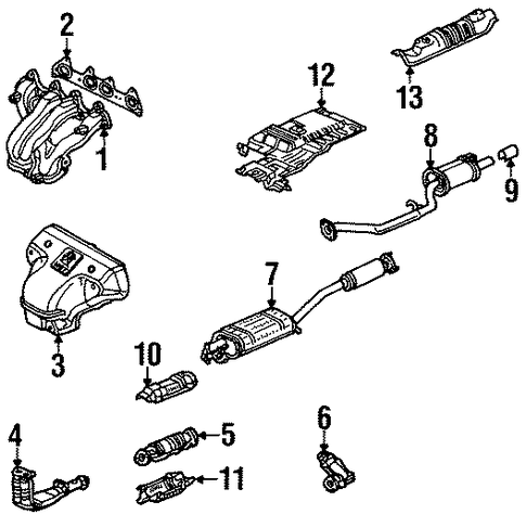 Oasis EXHAUST COMPONENTS