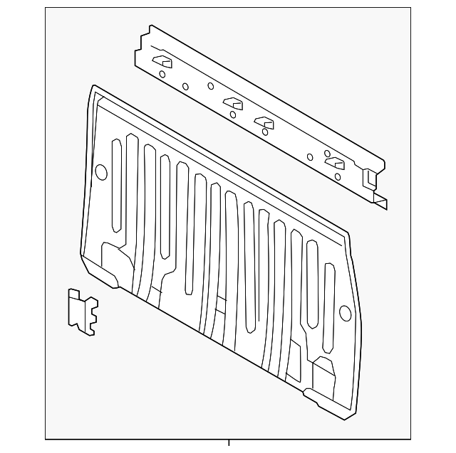64101-0C113 Деталь BACK PANEL