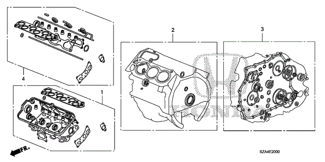 ENGINE/GASKET KIT for 2012 Honda PILOT #1