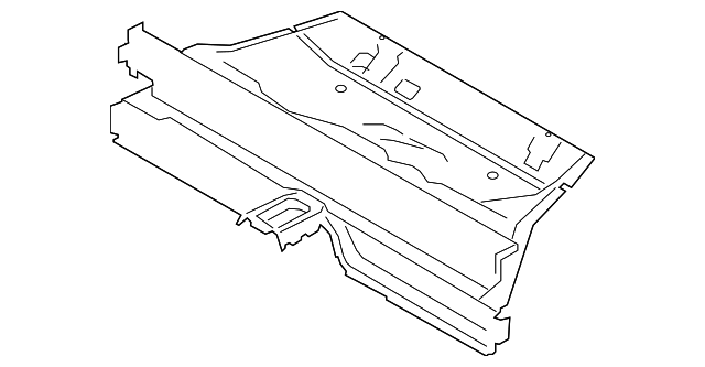 41007402268 Деталь CENTER FLOOR PAN